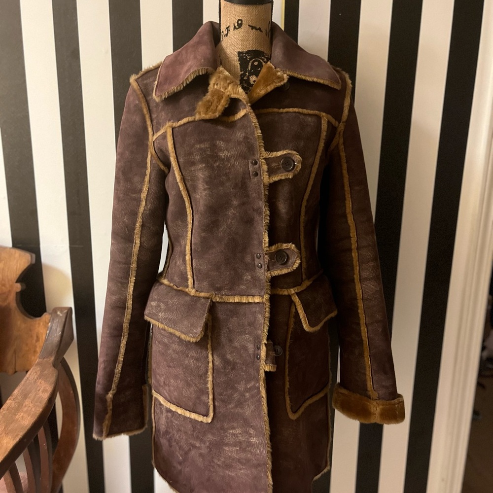 INC International Concepts Brown Teddy Jacket